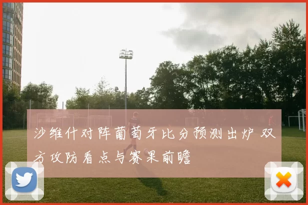 沙维什对阵葡萄牙比分预测出炉 双方攻防看点与赛果前瞻